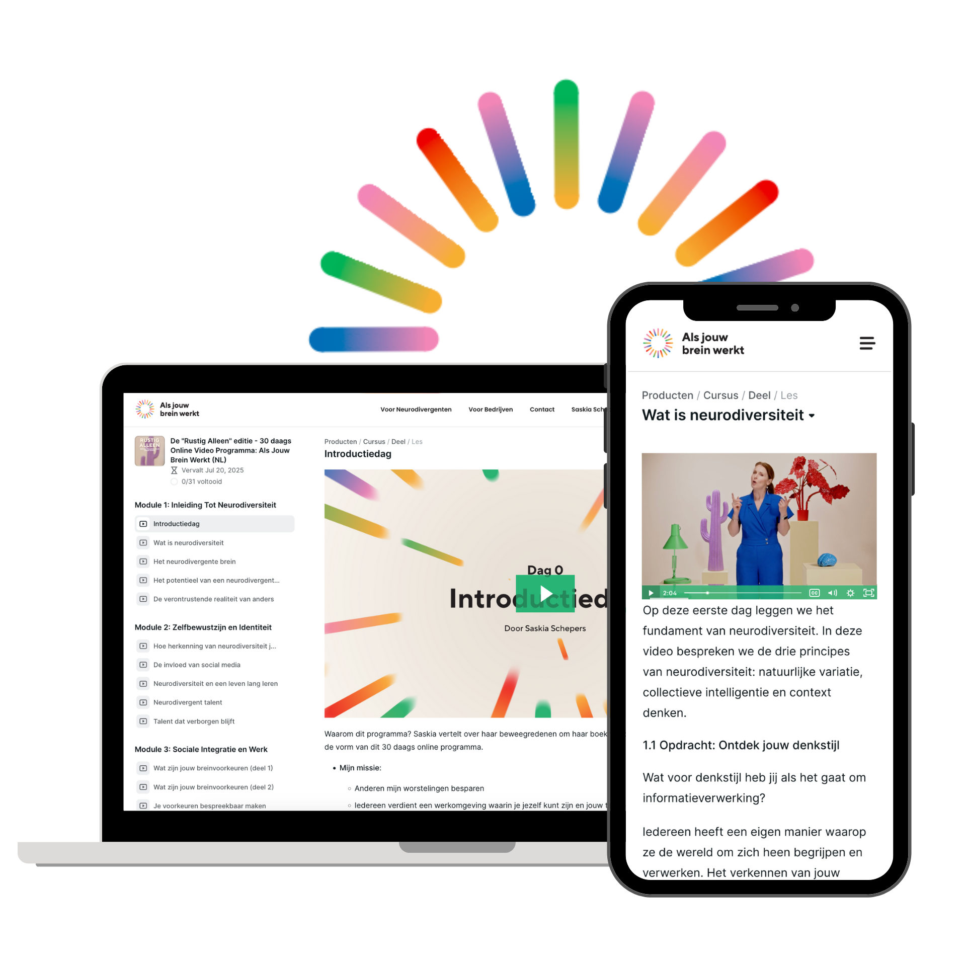 Hoe volg je het programma